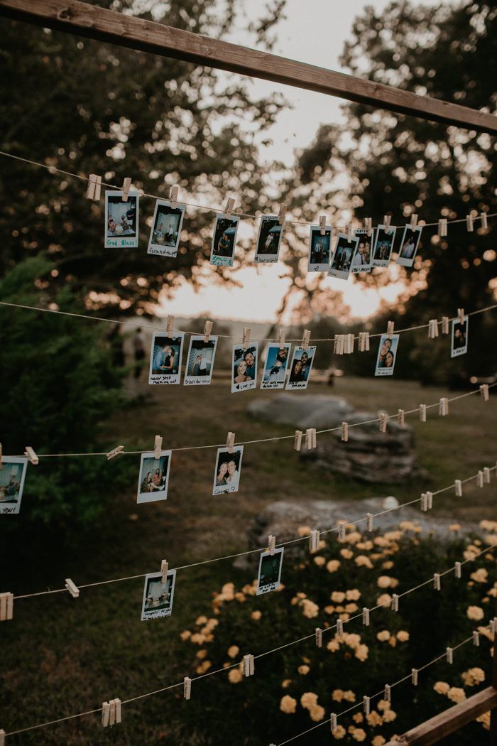 Decoración de boda económica al aire libre